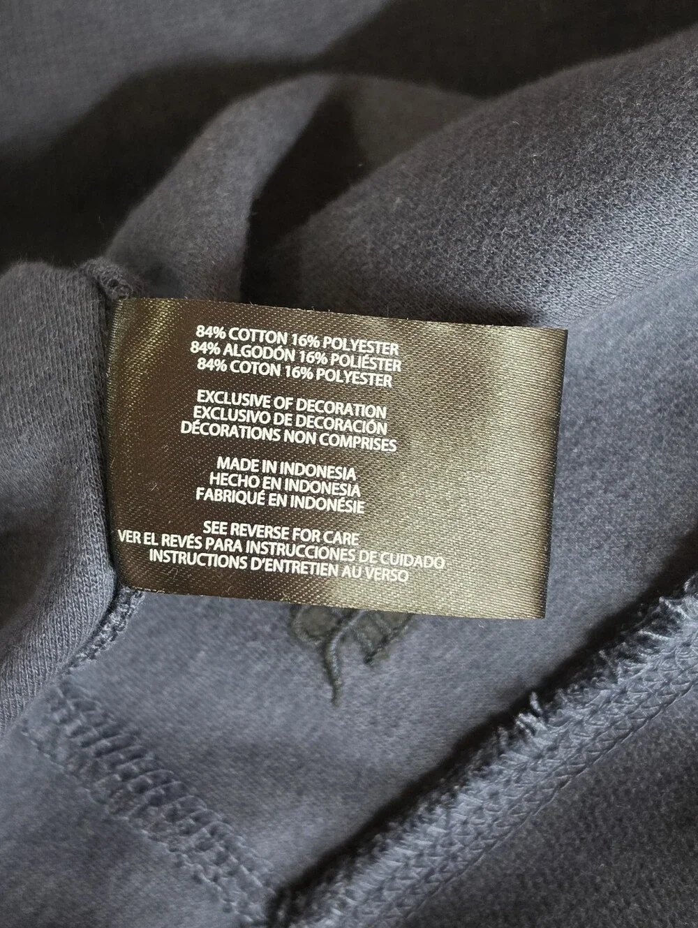Banana Republic Navy Quarter Zip Pullover Sweatshirt Mock Neck Large